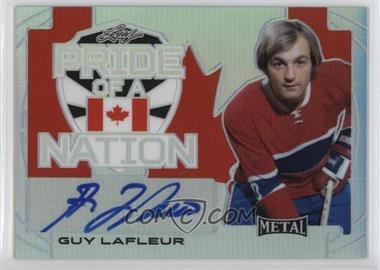 2015-16 Leaf Metal - Pride of a Nation - Silver Prismatic #PN-GL1 - Guy Lafleur /25