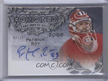 2015-16 Leaf Ultimate - Honored Members - Silver #HM-PR1 - Patrick Roy /25