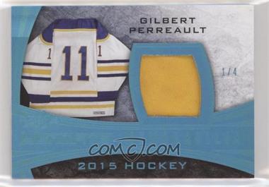 2015-16 Leaf Ultimate - Memorabilia - Blue Spectrum Patch #UPM-08 - Gilbert Perreault /4