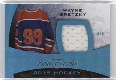 2015-16 Leaf Ultimate - Memorabilia - Blue Spectrum #UM-22 - Wayne Gretzky /8