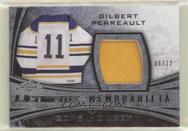 2015-16 Leaf Ultimate - Memorabilia - Silver Patch #UPM-08 - Gilbert Perreault /12