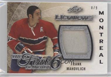 2015-16 Leaf Ultimate - The First Six - Silver #F6-09 - Frank Mahovlich /9