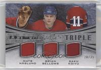 Mats Naslund, Brian Bellows, Saku Koivu #/35