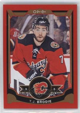 2015-16 O-Pee-Chee - [Base] - Red Border #20 - T.J. Brodie
