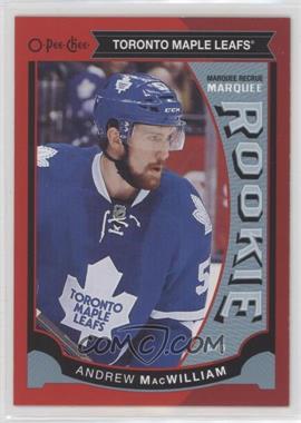 2015-16 O-Pee-Chee - [Base] - Red Border #533 - Marquee Rookies - Andrew MacWilliam