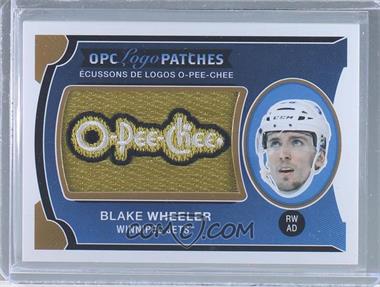 2015-16 O-Pee-Chee - Manufactured Patches #P-73 - O-Pee-Cee Modern Logo - Blake Wheeler