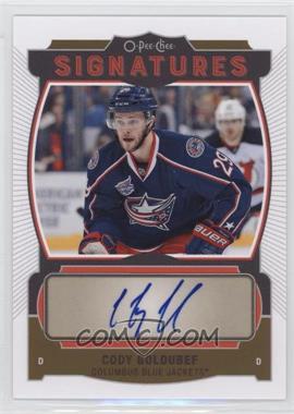 2015-16 O-Pee-Chee - OPC Signatures #S-CG - Cody Goloubef