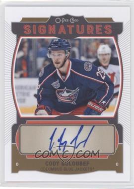 2015-16 O-Pee-Chee - OPC Signatures #S-CG - Cody Goloubef