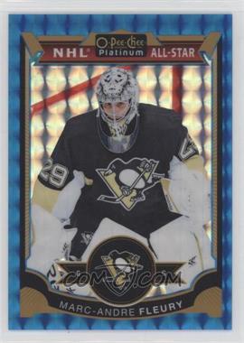 2015-16 O-Pee-Chee Platinum - [Base] - Blue Cubes #114 - Marc-Andre Fleury /75