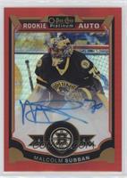 Rookie Autographs - Malcolm Subban #/75