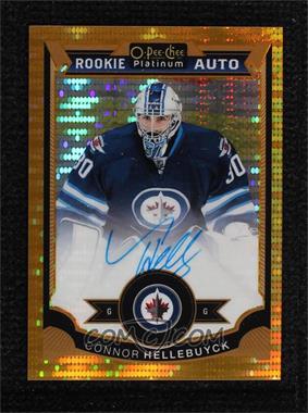 2015-16 O-Pee-Chee Platinum - [Base] - Seismic Gold #188 - Rookie Autographs - Connor Hellebuyck /25