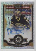 Rookie Autographs - Malcolm Subban #/125