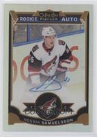 Rookie Autographs - Henrik Samuelsson #/99