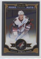 Rookie Autographs - Henrik Samuelsson