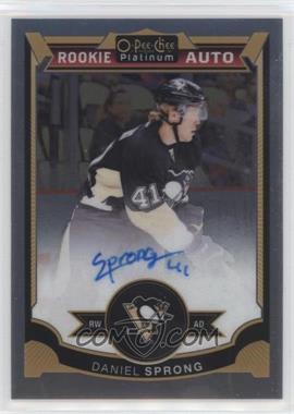 2015-16 O-Pee-Chee Platinum - [Base] #183 - Rookie Autographs - Daniel Sprong