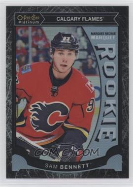 2015-16 O-Pee-Chee Platinum - Marquee Rookies - Black Ice #M10 - Sam Bennett /99