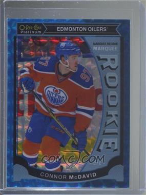 2015-16 O-Pee-Chee Platinum - Marquee Rookies - Blue Cubes #M1 - Connor McDavid /75 [EX to NM]