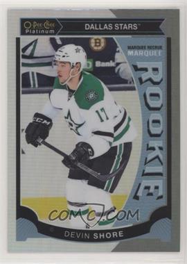 2015-16 O-Pee-Chee Platinum - Marquee Rookies - Rainbow #M14 - Devin Shore