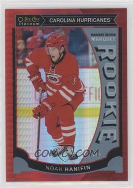 2015-16 O-Pee-Chee Platinum - Marquee Rookies - Red Prism #M41 - Noah Hanifin /149