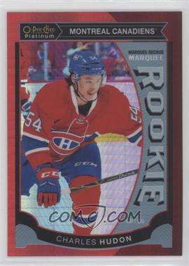 2015-16 O-Pee-Chee Platinum - Marquee Rookies - Red Prism #M46 - Charles Hudon /149