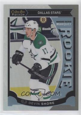 2015-16 O-Pee-Chee Platinum - Marquee Rookies - White Ice #M14 - Devin Shore /199