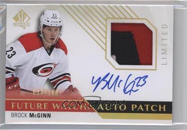 2015-16 SP Authentic - [Base] - Limited Autographed Patches #267 - Future Watch - Brock McGinn /100