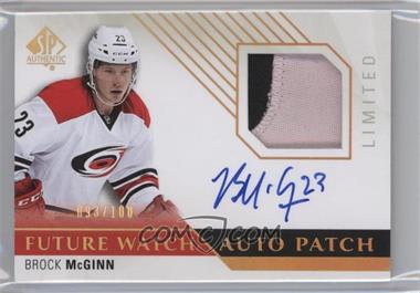 2015-16 SP Authentic - [Base] - Limited Autographed Patches #267 - Future Watch - Brock McGinn /100