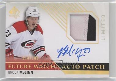 2015-16 SP Authentic - [Base] - Limited Autographed Patches #267 - Future Watch - Brock McGinn /100