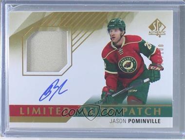 2015-16 SP Authentic - [Base] - Limited Autographed Patches #52 - Jason Pominville /100