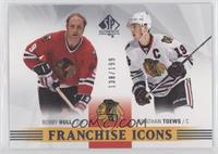 Franchise Icons - Bobby Hull, Jonathan Toews #/199