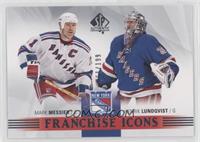 Franchise Icons - Mark Messier, Henrik Lundqvist #/199