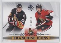 Franchise Icons - Marian Hossa, Erik Karlsson #/199