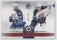 Franchise Icons - Andrew Ladd, Mark Scheifele #/199