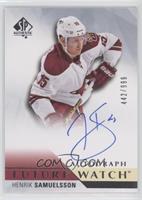 Future Watch Autographs - Henrik Samuelsson #/999