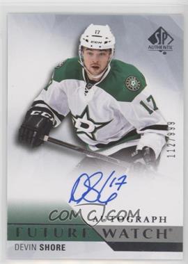 2015-16 SP Authentic - [Base] #241 - Future Watch Autographs - Devin Shore /999