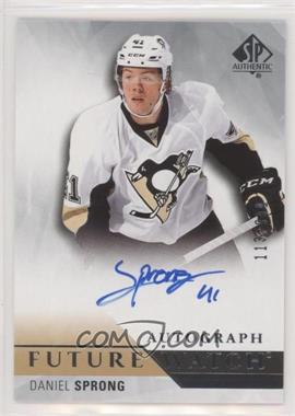 2015-16 SP Authentic - [Base] #280 - Future Watch Autographs - Daniel Sprong /999