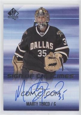 2015-16 SP Authentic - Sign of the Times #SOTT-MT - Marty Turco