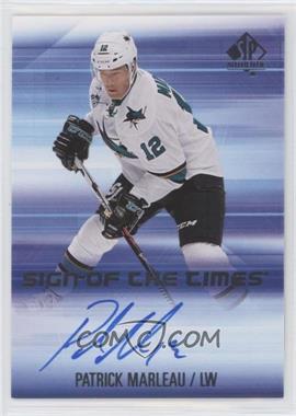 2015-16 SP Authentic - Sign of the Times #SOTT-PM - Patrick Marleau