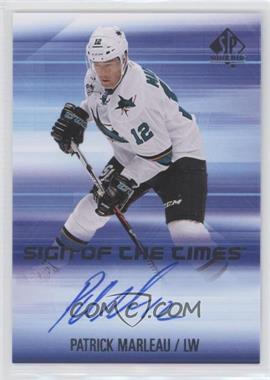 2015-16 SP Authentic - Sign of the Times #SOTT-PM - Patrick Marleau