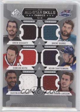 2015-16 SP Game-Used - 2015 All-Star Skills Fabrics Sixes #AS6-2 - Drew Doughty, Duncan Keith, Dustin Byfuglien, Brent Burns, Kevin Shattenkirk, Oliver Ekman-Larsson