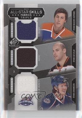 2015-16 SP Game-Used - 2015 All-Star Skills Fabrics Triples #AS3-12 - Ryan Nugent-Hopkins, Ryan Getzlaf, Ryan Johansen