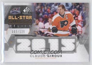 2015-16 SP Game-Used - 2015 All-Star Skills Relics #AS-CG - Claude Giroux /125