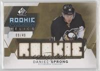 Daniel Sprong #/49