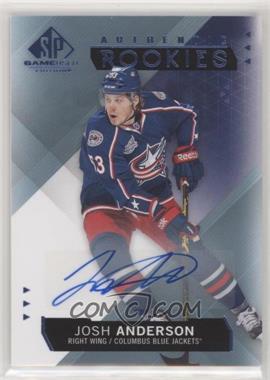 2015-16 SP Game-Used - [Base] - Blue Autographs #118 - Authentic Rookies - Josh Anderson