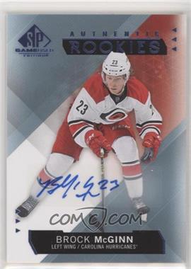 2015-16 SP Game-Used - [Base] - Blue Autographs #172 - Authentic Rookies - Brock McGinn