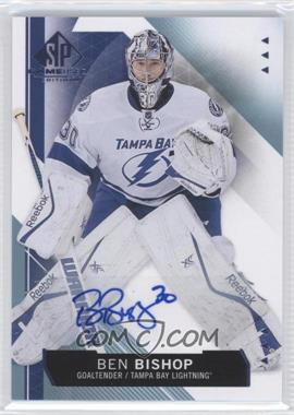 2015-16 SP Game-Used - [Base] - Blue Autographs #49 - Ben Bishop