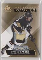 Authentic Rookies - Daniel Sprong [EX to NM] #/99