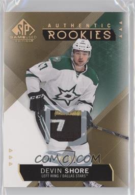 2015-16 SP Game-Used - [Base] - Spectrum Gold Prime Jersey #138 - Authentic Rookies - Devin Shore /99
