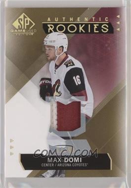 2015-16 SP Game-Used - [Base] - Spectrum Gold Prime Jersey #144 - Authentic Rookies - Max Domi /99