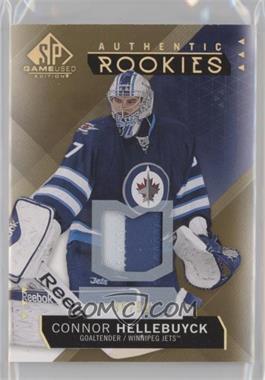 2015-16 SP Game-Used - [Base] - Spectrum Gold Prime Jersey #163 - Authentic Rookies - Connor Hellebuyck /99